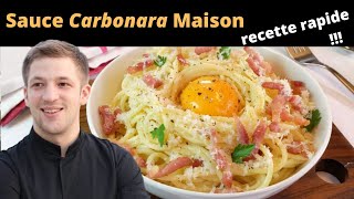 Comment faire une sauce carbonara [upl. by Lezned]