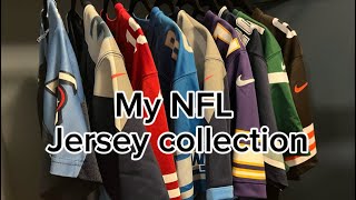 My NFL jersey collection to this point nfl godisgood [upl. by Aihsemot]