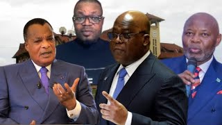 131124SA CHAUFFE ENTRE FELIX ET SASSOU NGUESSO DES CONTAINER BLOQUE A POINTE NOIR APPARTIENT A VK [upl. by Leontina82]