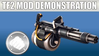 TF2 Mod Weapon Demonstration The Assault Cannon [upl. by Ludeman]