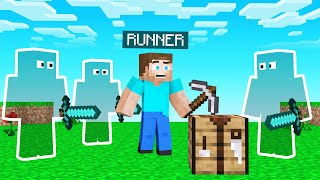 INVISIBLE HUNTERS Vs SPEEDRUNNER In Minecraft [upl. by Allerym]