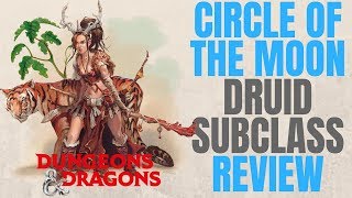 Druid Circle of the Moon  DampD 5e Subclass Series [upl. by Breger]