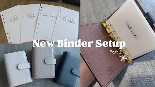 New Binder Setup  Wallet and New Dashboards  Cash Stuffing  Zero Based Budget [upl. by Eilitan]