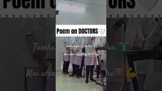 Poem on doctorsquotHaa mai bhi ek insaan huquot part1medicombbsmbbslifepoetrypoemdoctordoctors [upl. by Kinzer]