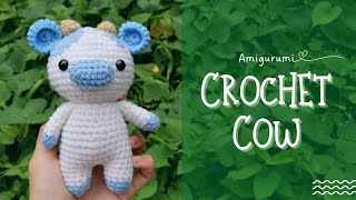 How to Crochet a Cow  Quick Tutorial  Amigurumi [upl. by Diane]