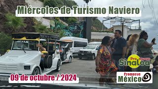 Mazatlán miércoles de crucero turístico miles llegan a la ciudad abordo del navío [upl. by Kirtap]