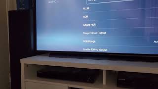 Yamaha RXV4A  Playstation 5  120hz YUV420  VRR and ALLM Working  LG CX OLED [upl. by Katzir]