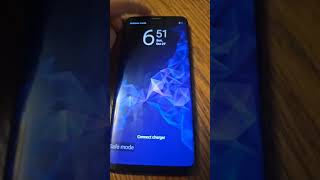 How to turn off Safe mode samsung galaxy s9 [upl. by Aynosal]