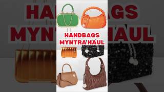 Trendy HANDBAG HAUL From MYNTRA👛DeepikaLookbook [upl. by Seem]