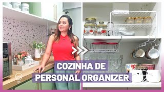 TOUR completo da minha COZINHA Organização de todos os armários gavetas e a Decoração✨ [upl. by Annoel]