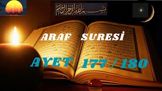 ARAF SURESİ 177  180 AYETLERİ  Mehmet Salih GÜLER [upl. by Laup]