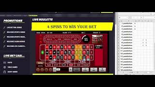 Live dealer roulette strategy street pro 4 Spins to win [upl. by Adnoel]