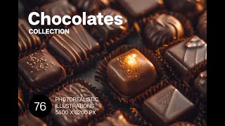 Chocolates Stock Graphics Download [upl. by Blanchard483]