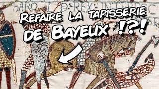 Elle refait la tapisserie de Bayeux [upl. by Wilinski]