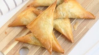 Recept Spanakopita Filodeeghapjes met feta amp spinazie [upl. by Paddie]