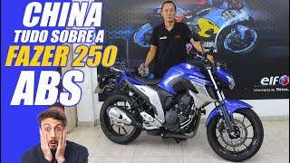 CHINA E TUDO SOBRE A NOVA FAZER 250 ABS  MOTOcombr [upl. by Desmond]