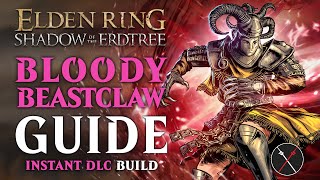 Elden Ring Beast Claw Build  How to Build a Bloody Beastclaw Guide Shadow of the Erdtree Build [upl. by Marget]