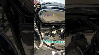 Hero bike new trending modification amp my stayle😎🔥skradiummodifiedshortsreelsviraltrending [upl. by Ahtanoj]