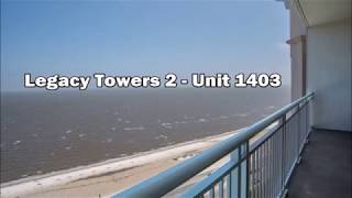 Legacy Towers II  Unit 1403 Gulfport Mississippi [upl. by Odnomar]