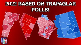 2022 Senate Map BASED ON TRAFALGAR POLLS [upl. by Zach]