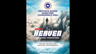 Province Based Ministers Conference 2024 19102024 [upl. by Wrdna]