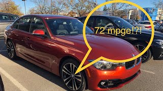 How many miles does the bmw 330e get [upl. by Rot]