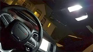 2017 Dodge Charger RT LED Interior Light Upgrade [upl. by Yevi]