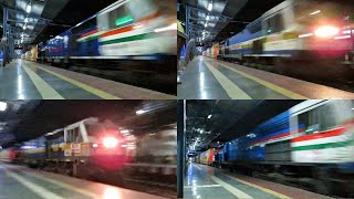 5 in 1 Morning DIESEL TRAINS at KURLA Jn [upl. by Otrebcire]