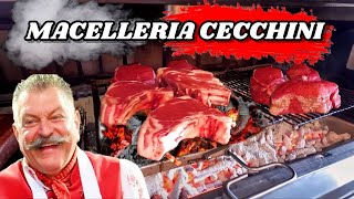 mangiamo da DARIO CECCHINI il macellaio più FAMOSO del MONDO allOfficina della Bistecca [upl. by Atin]