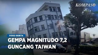 Gempa Terkuat Dalam 25 Tahun Guncang Taiwan Kerusakan Masif Belum Dilaporkan [upl. by Eskil787]