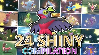 24 SHINY sur POKÉMON ÉCARLATE amp VIOLET  LEGENDS ARCEUS   Compilation Été 2023 [upl. by Nylcsoj933]