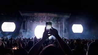 Fatboy slim takes on the Chemical brothers at Victorious festival 2024 [upl. by Wayne916]