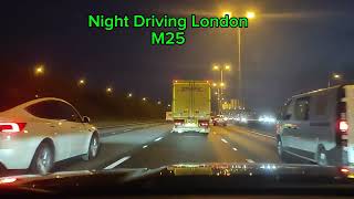 Night Driving London M25 nightdrive driving london [upl. by Sitnerp]