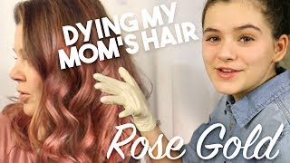 How to Dye Your Hair ROSE GOLD Using Overtone DIY Rose Gold Pigmented Conditioner [upl. by Aihsot]