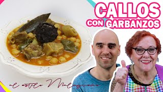 CALLOS CON GARBANZOS  Receta malagueña [upl. by Cimbura248]