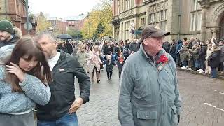 Stalybridge remembrance parade 2023 remembrance [upl. by Rhpotsirhc111]