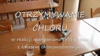 Kółko chemiczne w SOSW  Otrzymywanie chloru [upl. by Adnauqahs996]