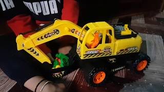 JCB Dojar Gadi Video for Kids  Toy Excavator Video for Children✅ [upl. by Anrahs]