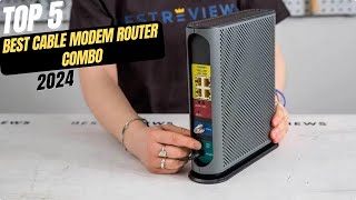 Best Cable Modem Router Combos 2024 [upl. by Nuawed]