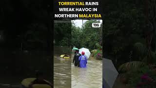 watch  Floods displace more than 122000 people in Malaysia trending shorts [upl. by Amled901]