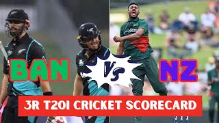 New Zealand vs Bangladesh Decoding 3rd T20I Cricket Score Shockers [upl. by Piks]