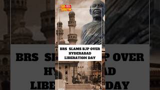 BRS Slams BJP Over Hyderabad Liberation Day [upl. by Elinad769]