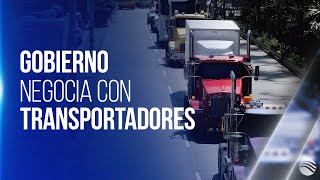 Paro camionero avances de la reunión entre el Gobierno y los transportadores [upl. by Nomyt]