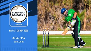 🔴 ECS Malta Encore 2023  Day 13  T10 Live Cricket  European Cricket [upl. by Grube468]