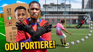 ⚽️🧤 ODUAMADI CAMBIA RUOLO Diventa PORTIERE  Sfida 1 vs 1 [upl. by Kimmi385]