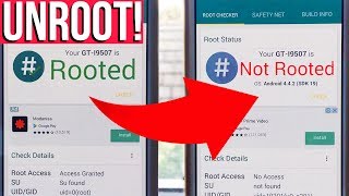 How to REMOVE KINGROOT and UNROOT you Android Phone  Kingroot Unroot 2019  Harrison Broadbent [upl. by Hcir]