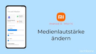 Medienlautstärke ändern  Xiaomi Android 13  MIUI 14 [upl. by Aicarg]