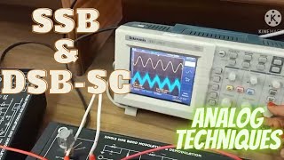 SSB and DSBSC modulation and Demodulation Experiment 👍 [upl. by Eiten254]