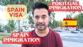 Spain Visa  Spain immigration  Portugal immigration update [upl. by Betteann]