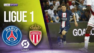 PSG vs Monaco  LIGUE 1 HIGHLIGHTS  08282022  beIN SPORTS USA [upl. by Ophelia]